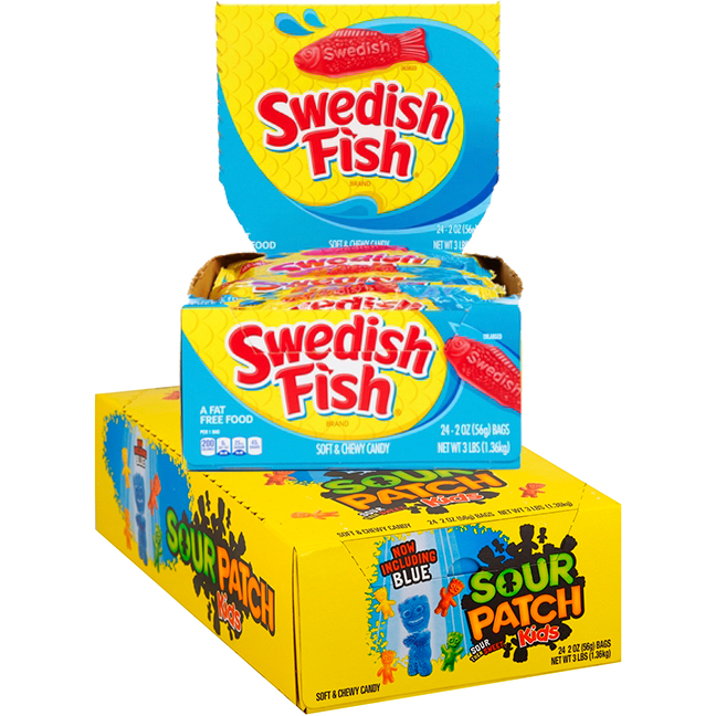 Swedish Fish or Sour Patch Candy