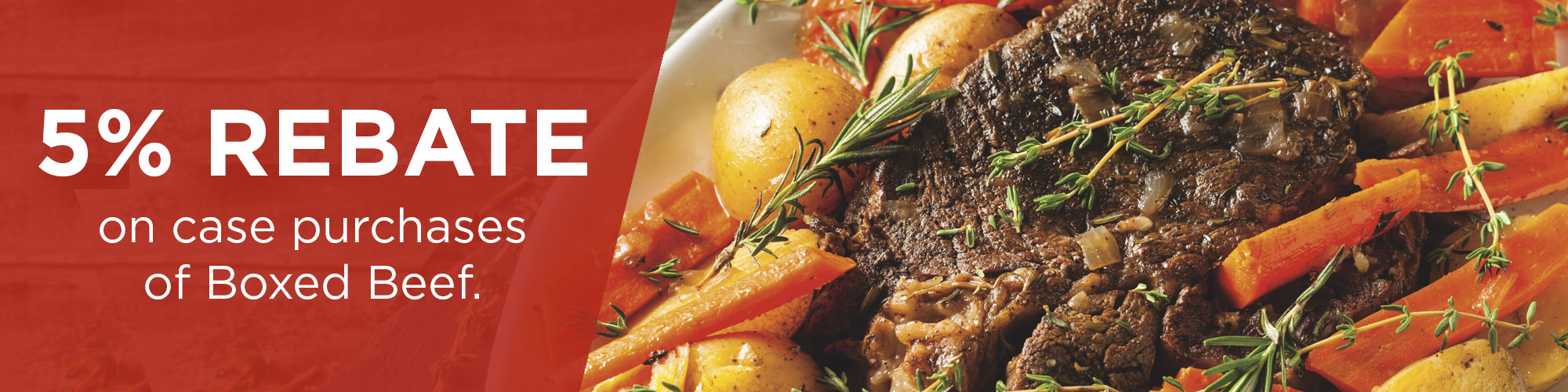 5% Rebate on Boxed Beef