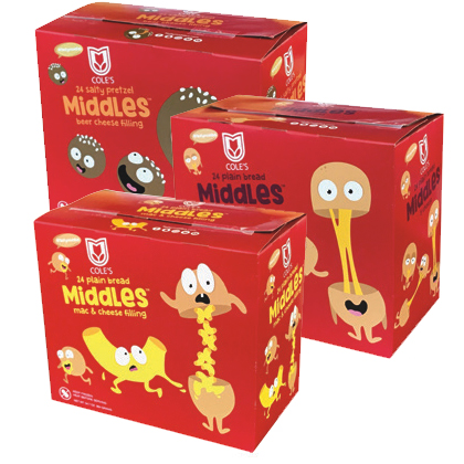 Cole's Middles Stuffed Bread Bites