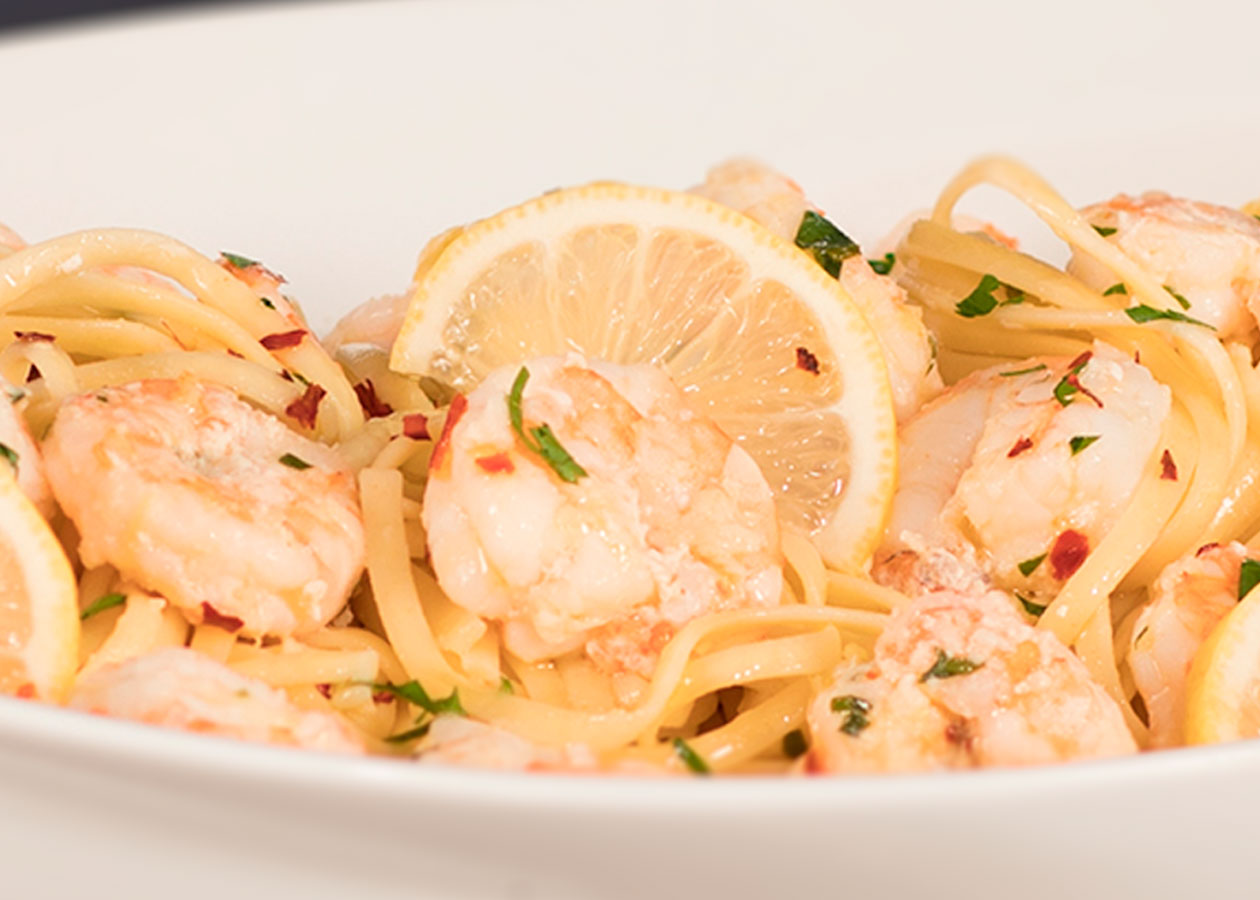 Shrimp Scampi with Linguine