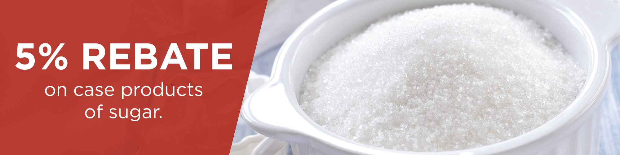 Sugar 5% Rebate