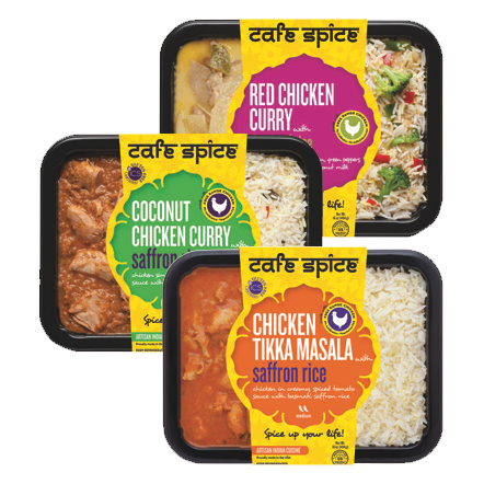 Cafe Spice Chicken or Beef Entrées