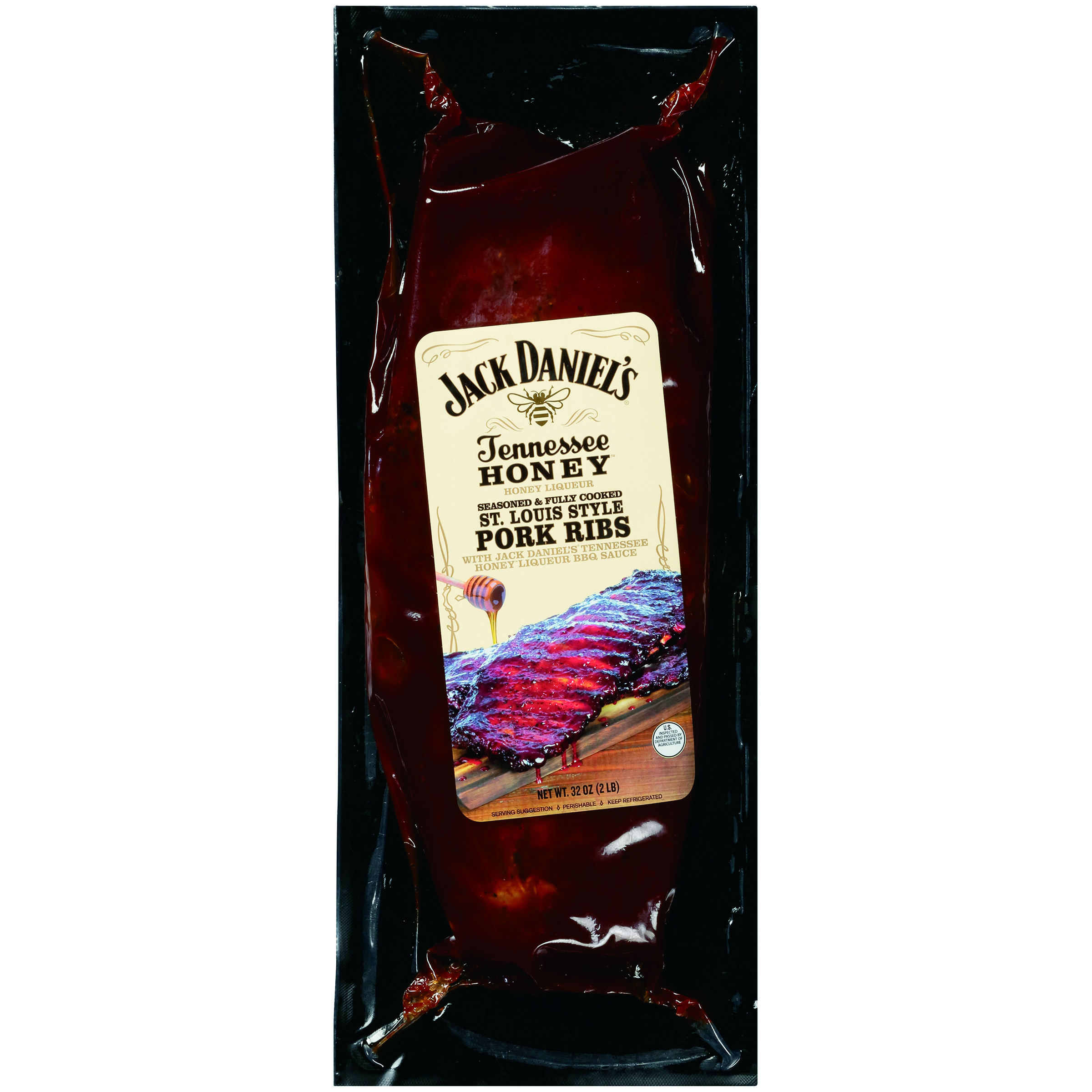Jack Daniels Boneless Honey St. Louis Style Pork Ribs