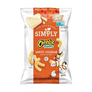 White Cheddar Puffs Cheese Flavored Snacks | Packaged
