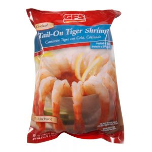 21-25 Ct., Large Cooked Shrimp | Packaged