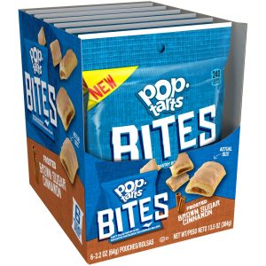 Pastry Pop-tart Bite Brn Sgr 6-6ct | Packaged