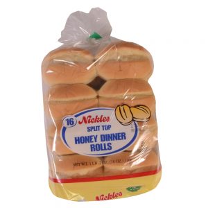 Split Top Honey Dinner Rolls | Packaged