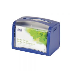 Blue Tabletop Napkin Dispenser | Raw Item