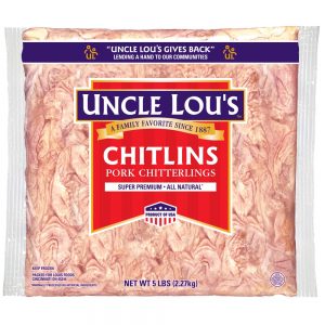 Uncle Lou's 10-5 lb Pork Chitterling | Packaged