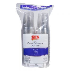 16 oz. Clear Plastic Cups | Packaged