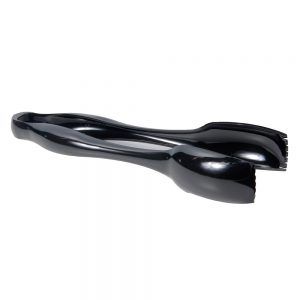 Black Plastic Serving Tongs | Raw Item
