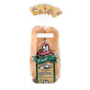 Mini Wheat Sub Buns | Packaged