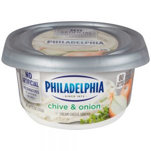 Kraft Philadelphia Chive & Onion Cream Cheese | Packaged