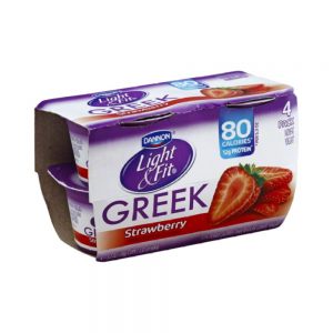 Dannon Light & Fit Greek Strawberry Yogurt | Packaged