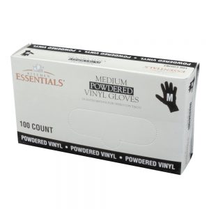 Medium Powdered Vinyl Gloves | Packaged