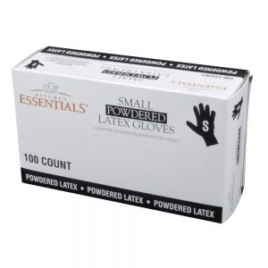 Small Powdered Latex Gloves | Packaged