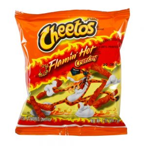 Cheetos Crunchy Flamin' Hot Cheese Flavored Snacks | Packaged