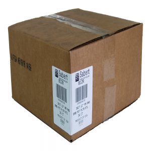 12" Black Round Marble Tray | Corrugated Box