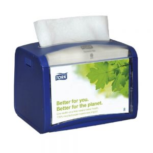 Blue Tabletop Napkin Dispenser | Styled