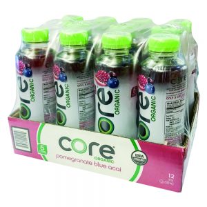 Pomegranate Blue Acai Water | Corrugated Box
