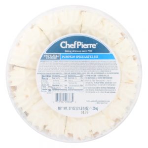 Sliced Pumpkin Spice Latte Pie | Packaged