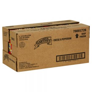 Cheese & Pepperoni Pizza Snacks | Corrugated Box