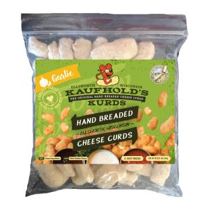White Cheddar Garlic Cheese Curd Appetizer | Packaged