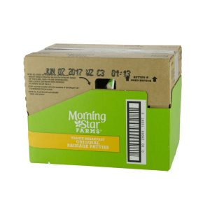 Plant Base Sausage Patties | Corrugated Box