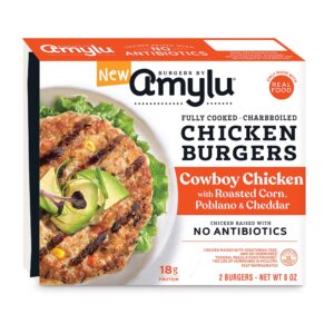 Chicken Burger with Roasted Corn | Packaged