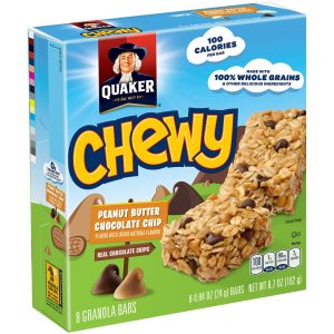 Peanut Butter Chocolate Chip Granola Bars | Packaged