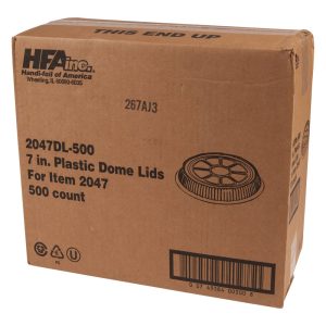 7" Dome Lid | Corrugated Box