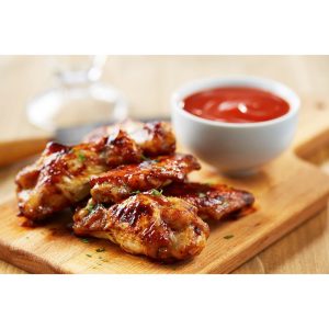Fully Cooked BBQ Glazed Wings | Styled