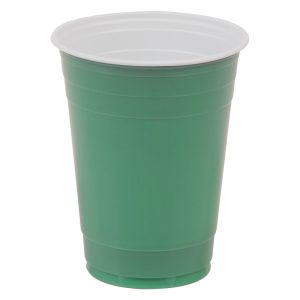 16oz Green Plastic Cups | Raw Item