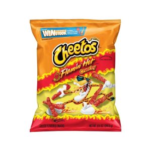 Family Size Flamin' Hot Crunchy Cheese Flavored Snacks | Packaged