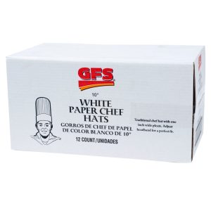 Paper Chef Hats 10" | Packaged