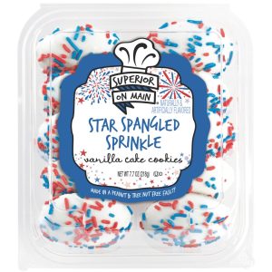 Star Spangled Iced Cookies | Packaged