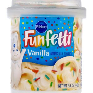 Vanilla Funfetti Frosting | Packaged