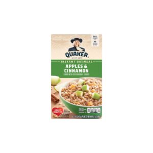 Quaker Apples & Cinnamon Instant Oatmeal | Packaged
