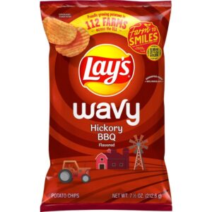 Wavy BBQ Potato Chips | Packaged