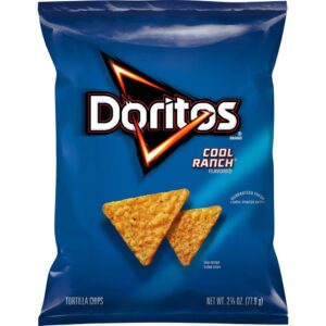 Cool Ranch Flavored Tortilla Chips | Packaged
