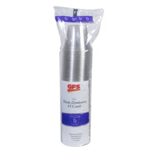 9oz Clear Plastic Cups | Packaged