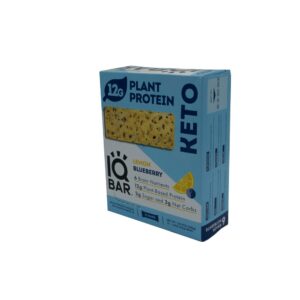 Lemon Blueberry Keto Protein Bar | Packaged