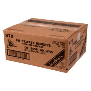 Shredded Hashbrowns | Corrugated Box