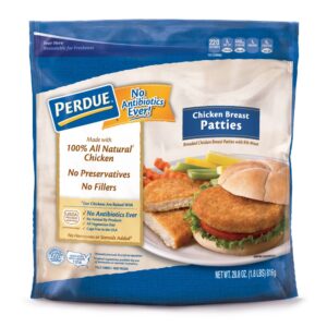Breaded Chicken Breast Patties | Packaged