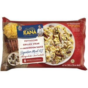 Grilled Steak Fettuccine with Mushroom Sauce | Packaged