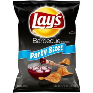 Party Size BBQ Flavored Potato Chips | Packaged