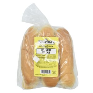 Plain Deli Sub Buns | Packaged