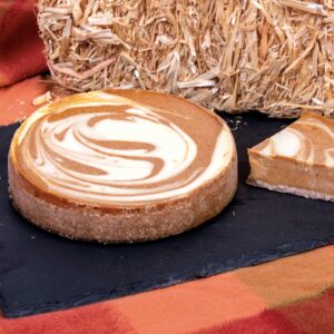 Pumpkin Swirl Cheesecake, 6" | Styled