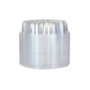 50-12" RND PLAS SMARTLOCK DOME LID CL | Packaged