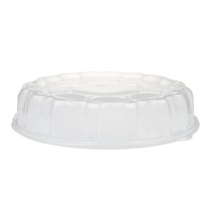 50-16" RND PLAS SMARTLOCK DOME LID CL | Raw Item